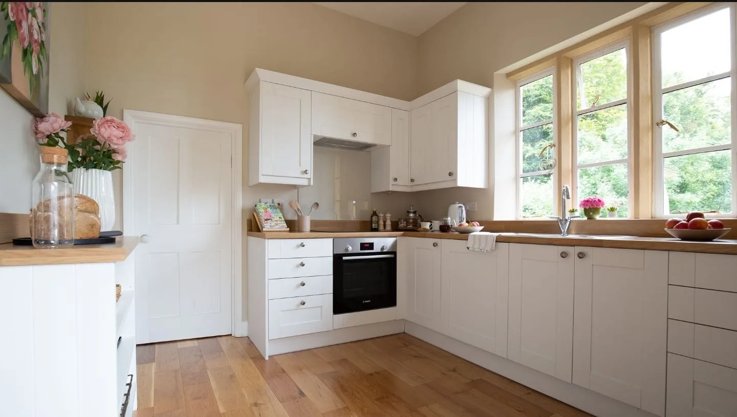 Lavender Cottage's country kitchen