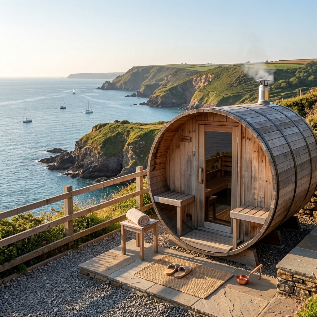 Wild sea swimming and sauna on the Devon coast