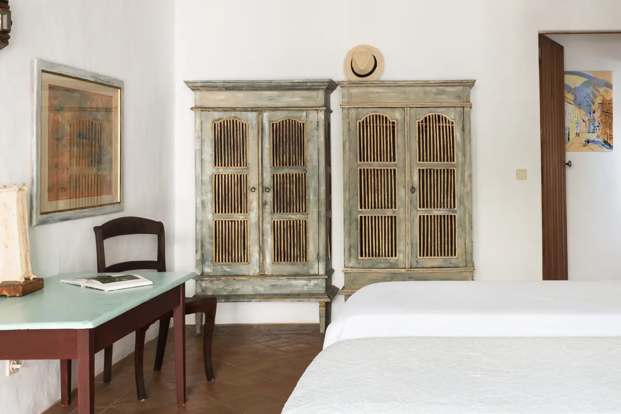 A traditional bedroom at Quinta Sol d'Agua